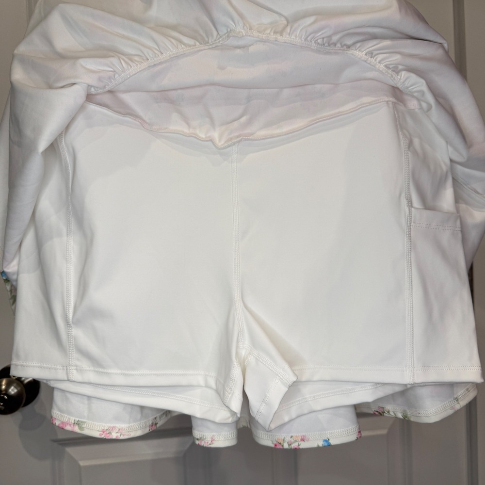 AS Revival Floral Gingham Tennis Skirt and Sports Tank 2 Piece Set Size XL - Picture 10 of 12
